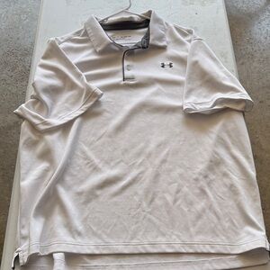 Under Armour Men's Light Gray Polo Shirt